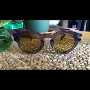 Celine Sunglasses Gray w Brwn/Grn Lenses 41045/S